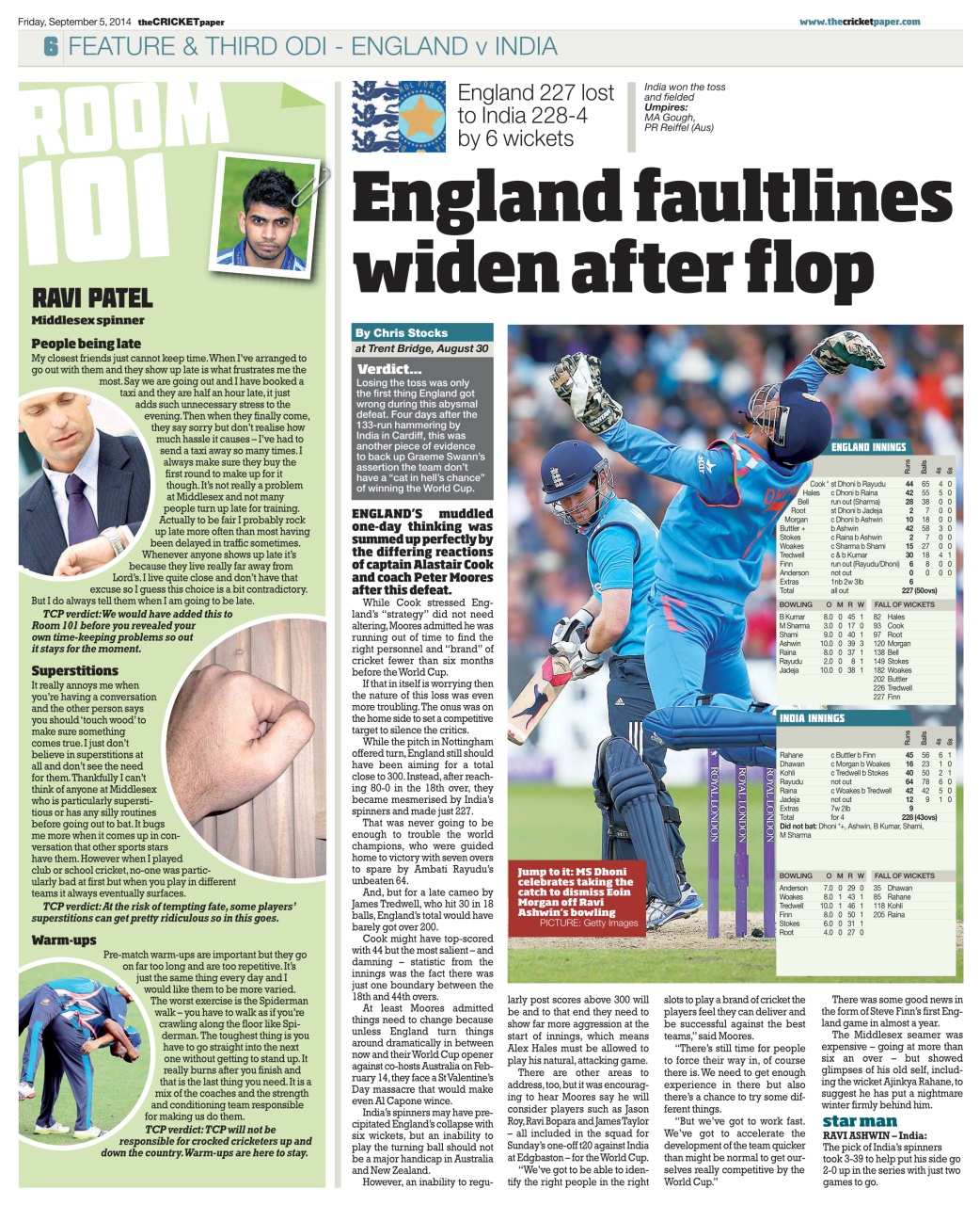 The Cricket Paper Preview Pages