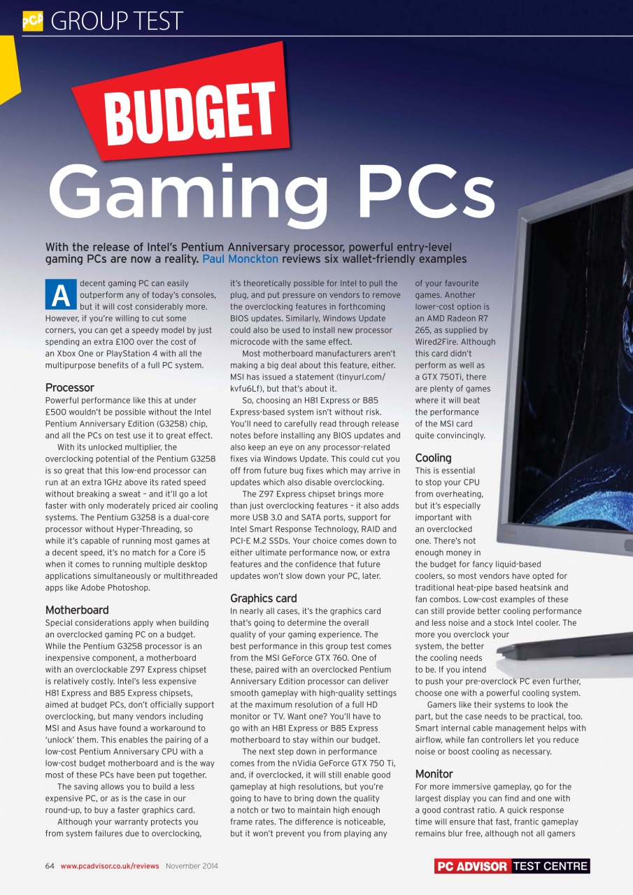 Tech Advisor Preview Pages