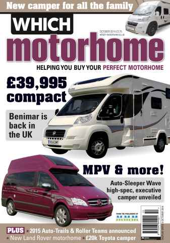 What Motorhome magazine issue October 2014