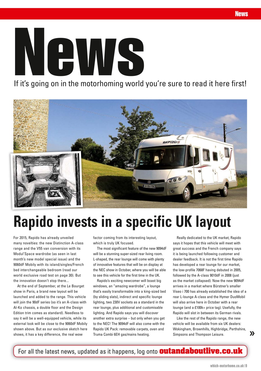 What Motorhome magazine Preview Pages