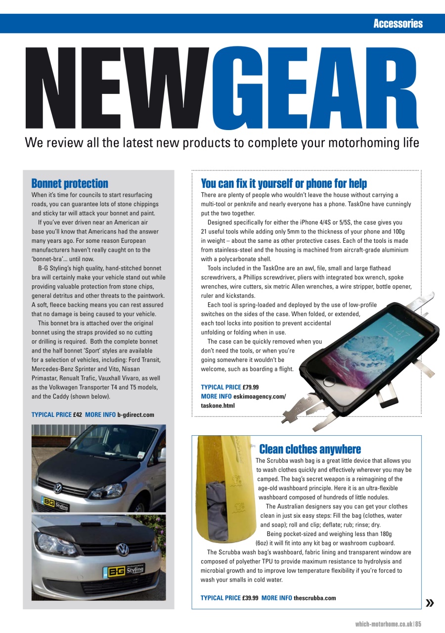 What Motorhome magazine Preview Pages