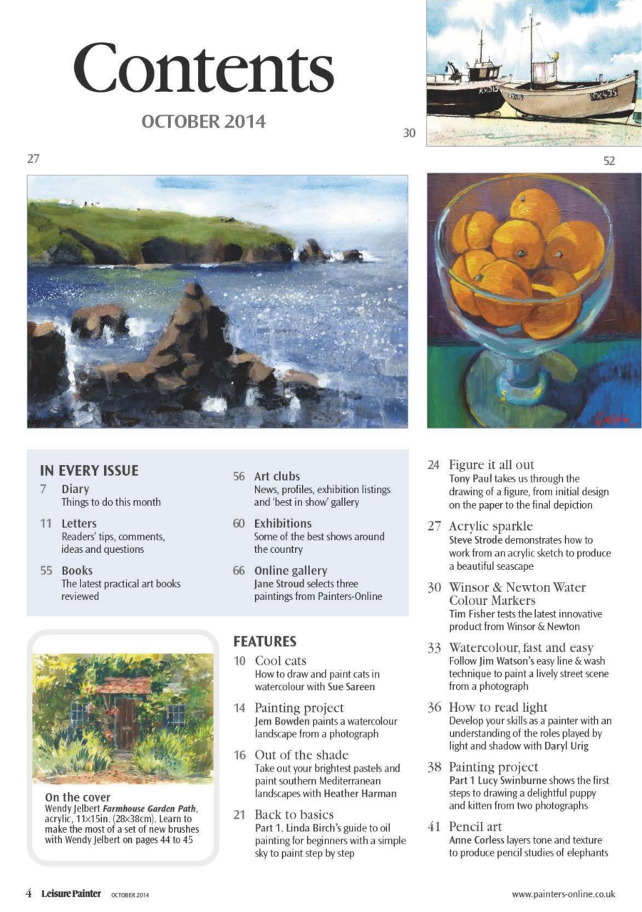 Leisure Painter & The Artist Preview Pages