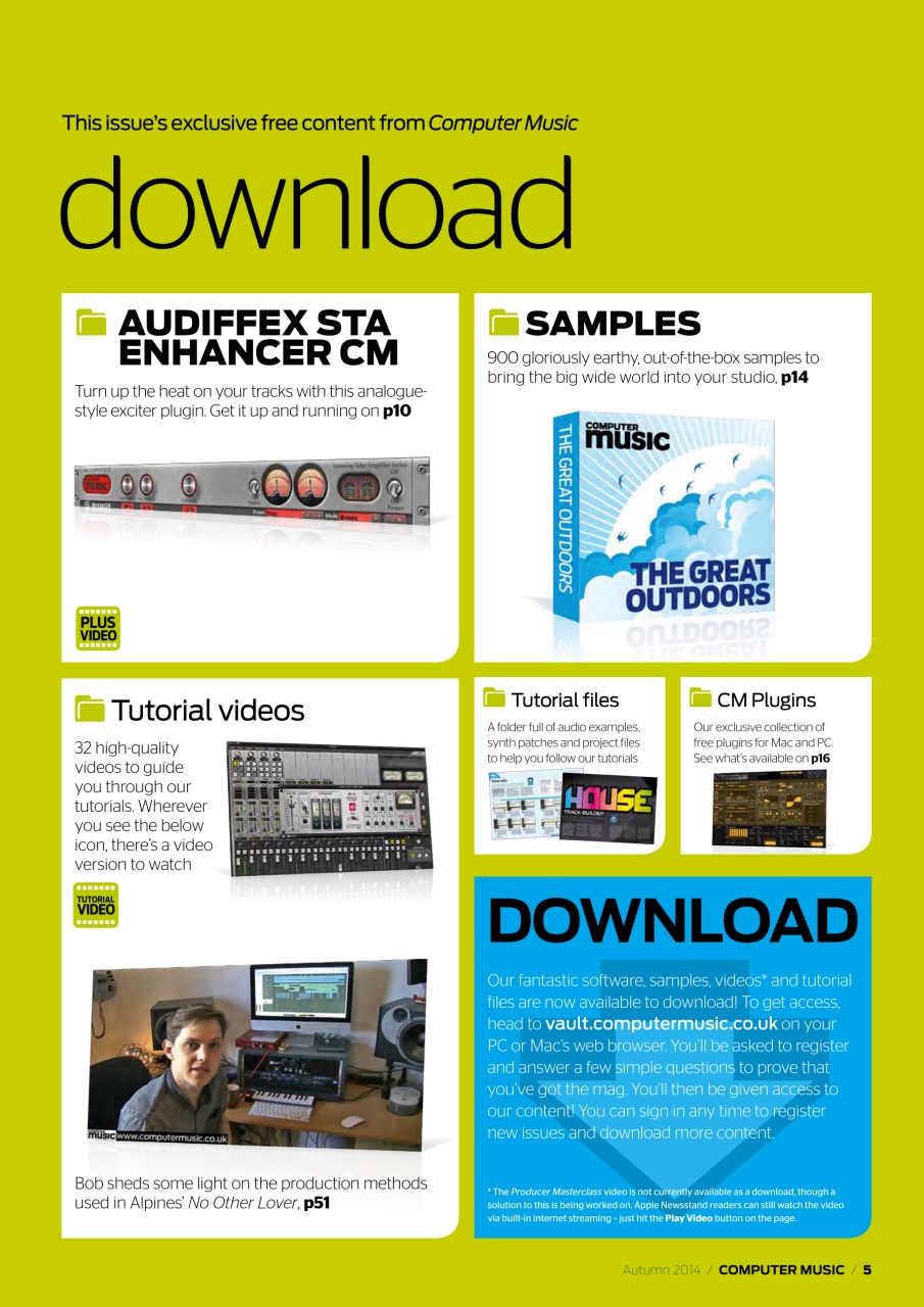 Computer Music Preview Pages