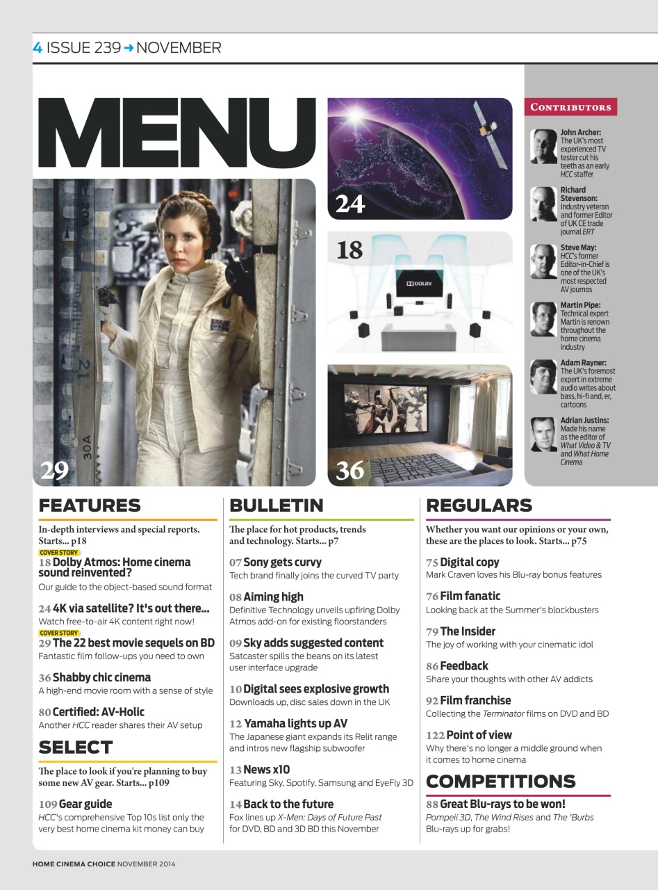 Home Cinema Choice Preview Pages