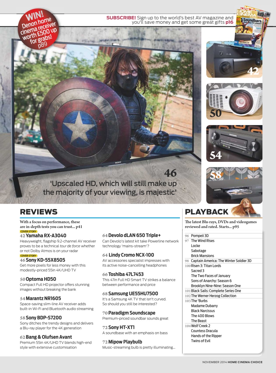 Home Cinema Choice Preview Pages