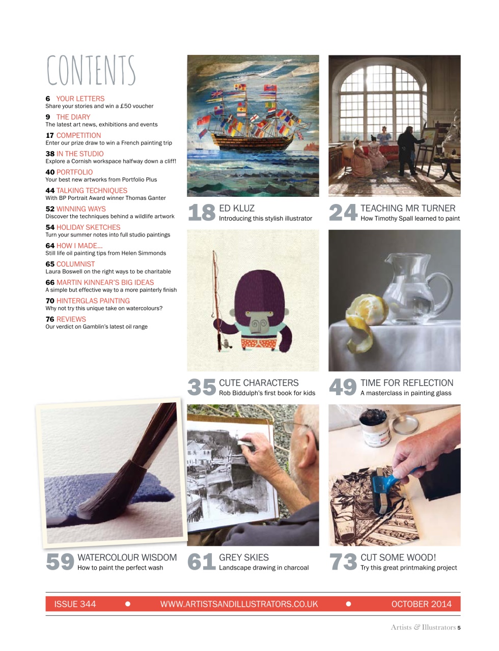 Artists & Illustrators Preview Pages