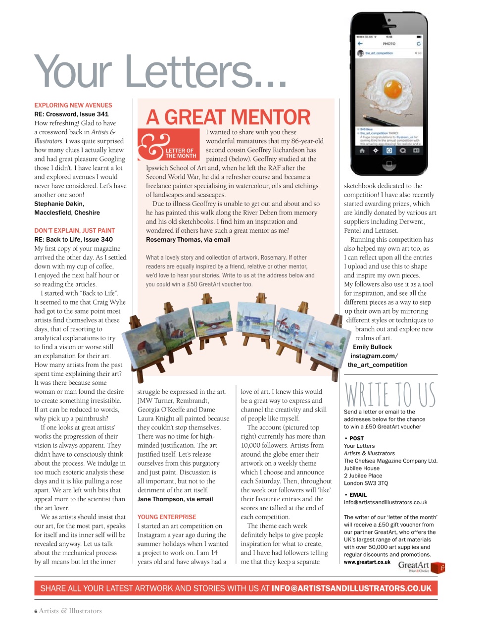 Artists & Illustrators Preview Pages