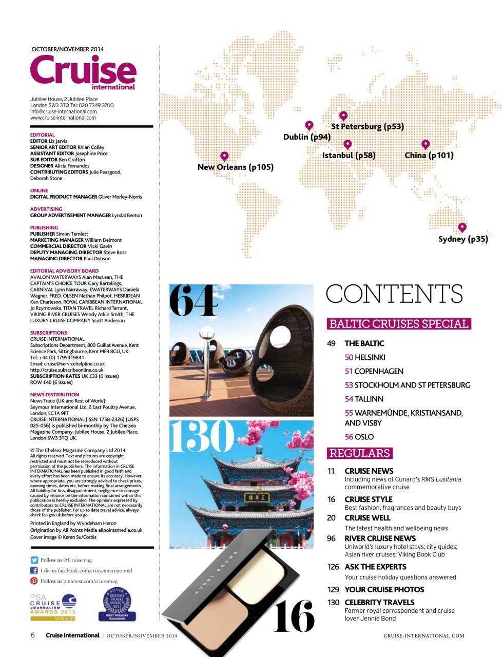 Cruise & Travel Preview Pages