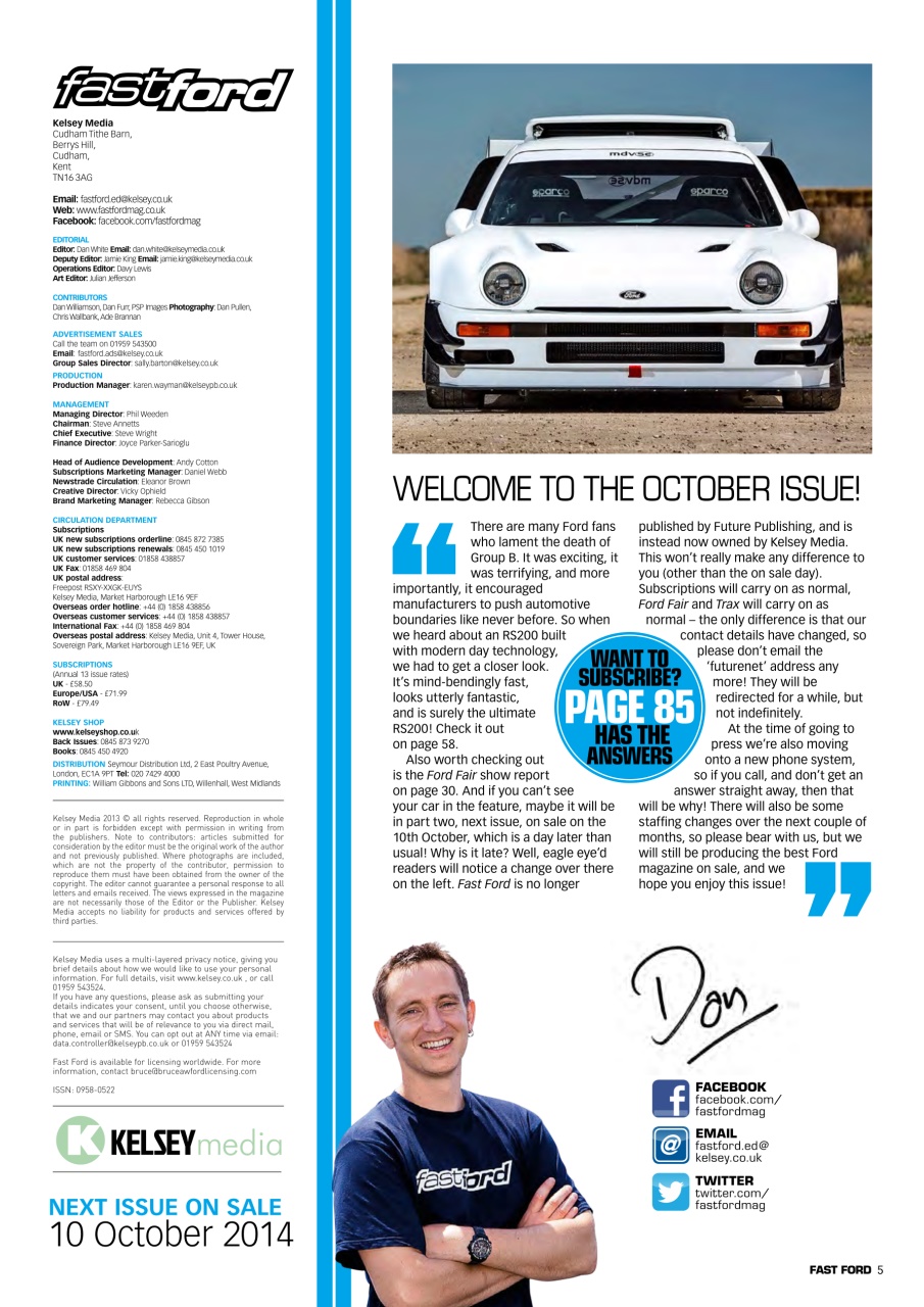 Fast Ford Preview Pages