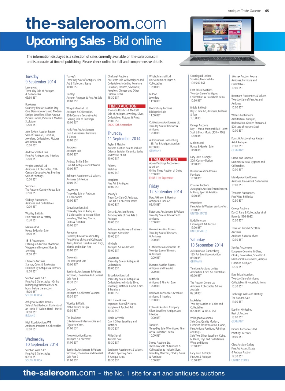 Antiques Trade Gazette Preview Pages