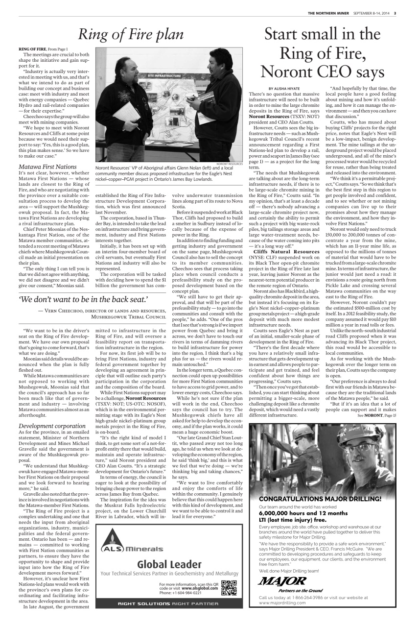 The Northern Miner Preview Pages