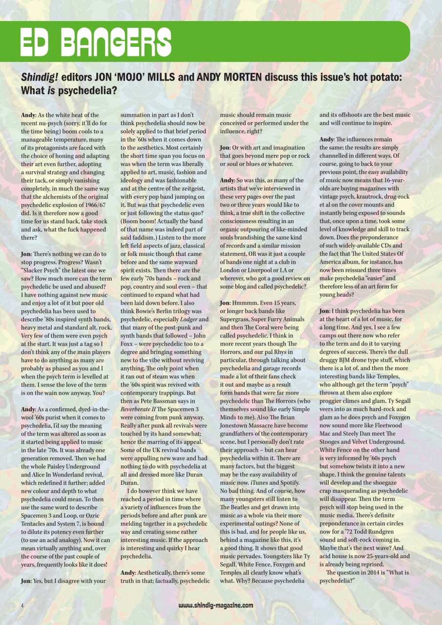 Shindig! Preview Pages