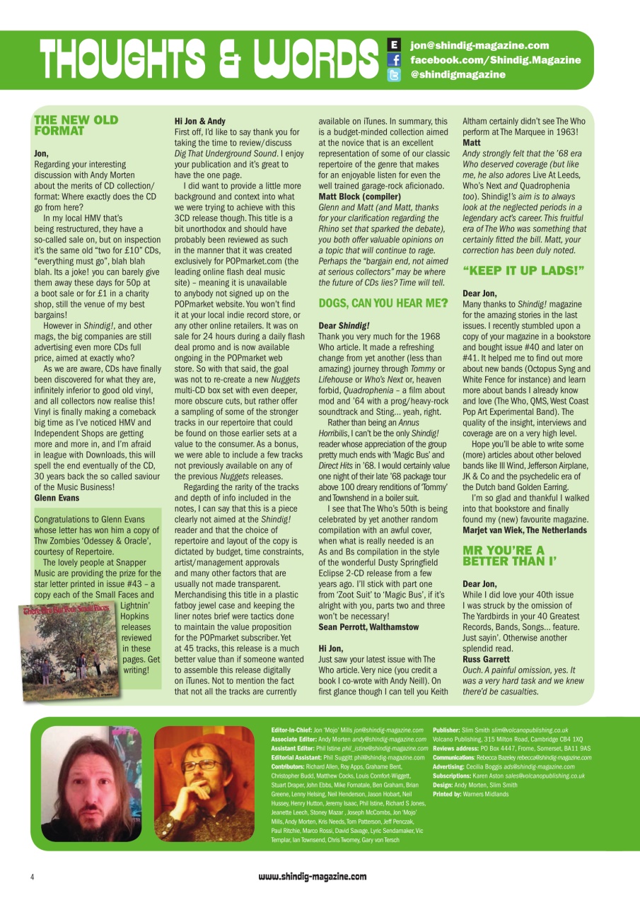 Shindig! Preview Pages