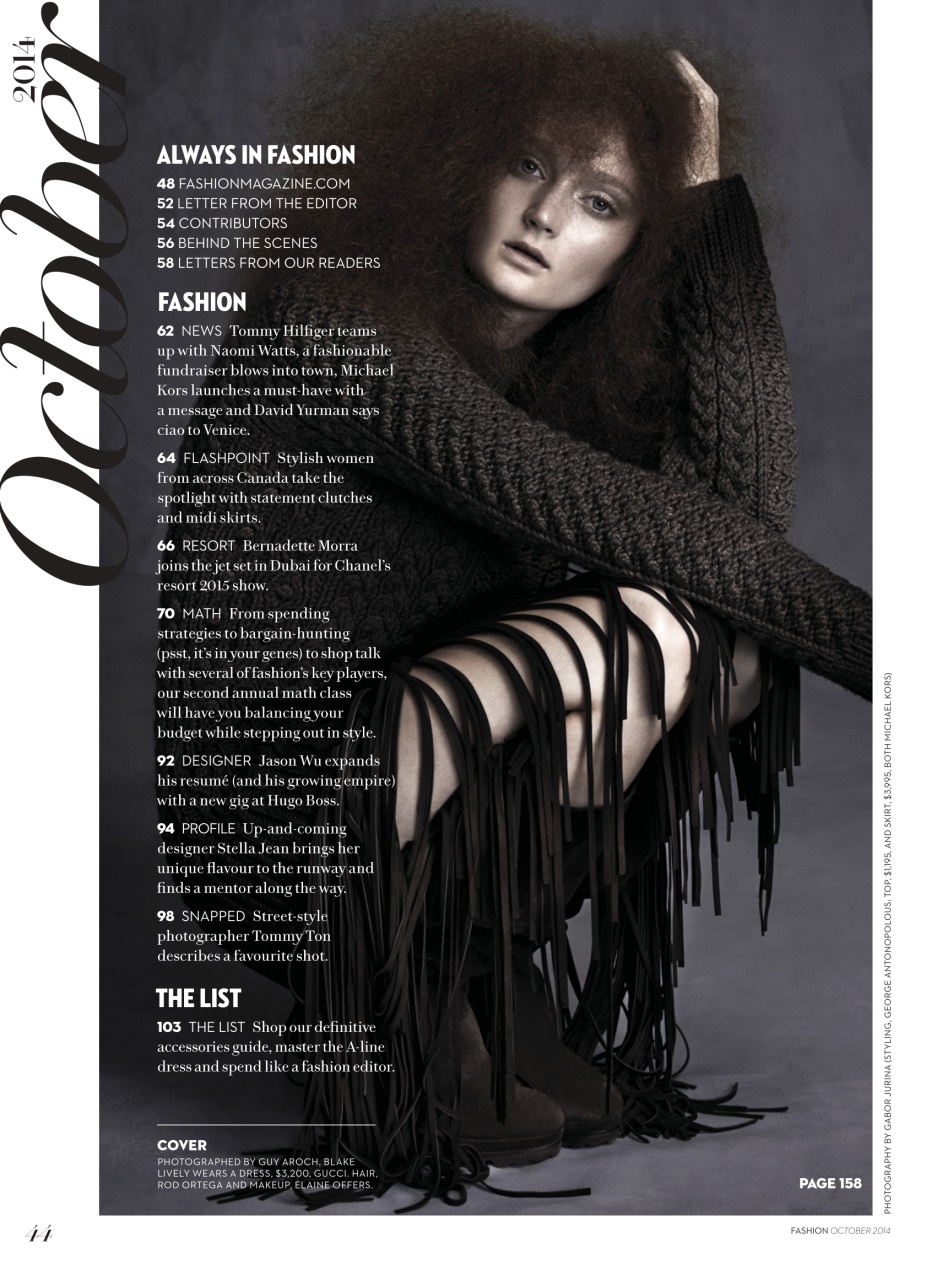 Fashion Magazine Preview Pages