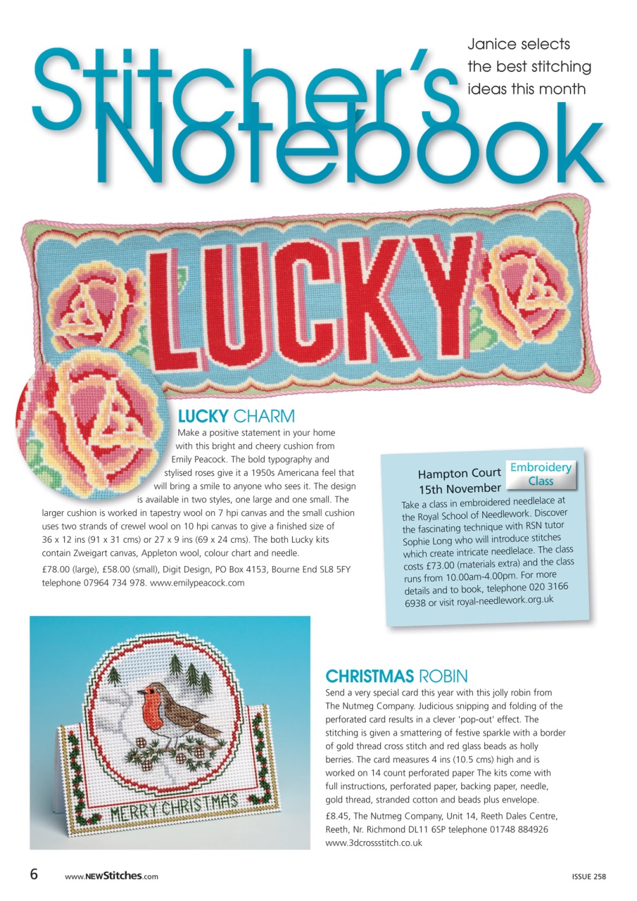 New Stitches Preview Pages