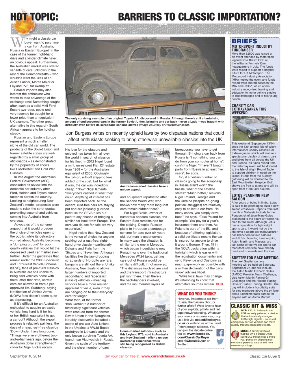Classic Car Buyer Preview Pages