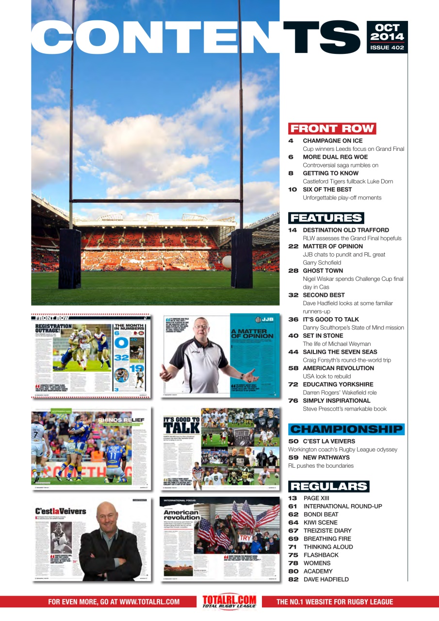 Rugby League World Preview Pages