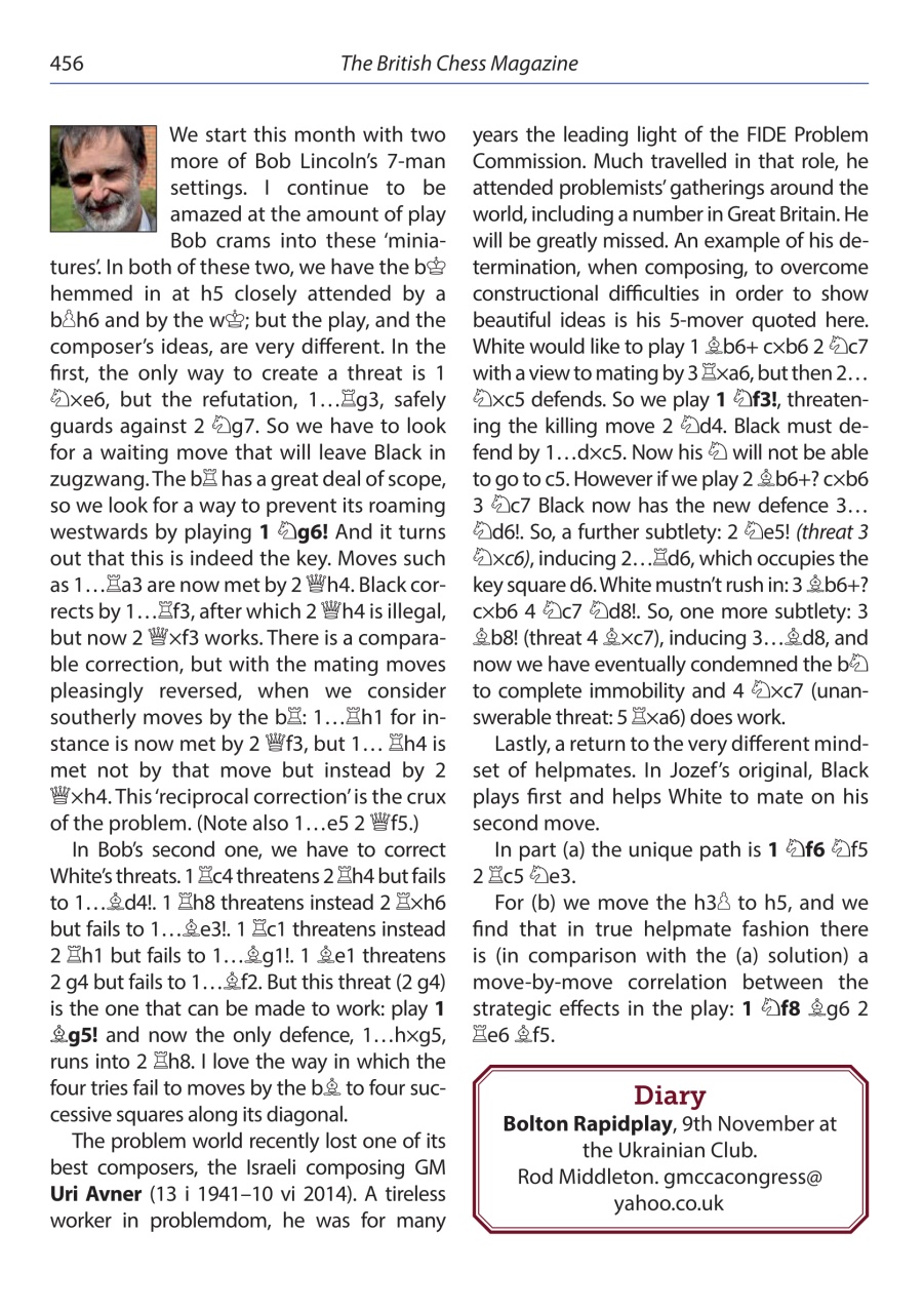 British Chess Magazine Preview Pages