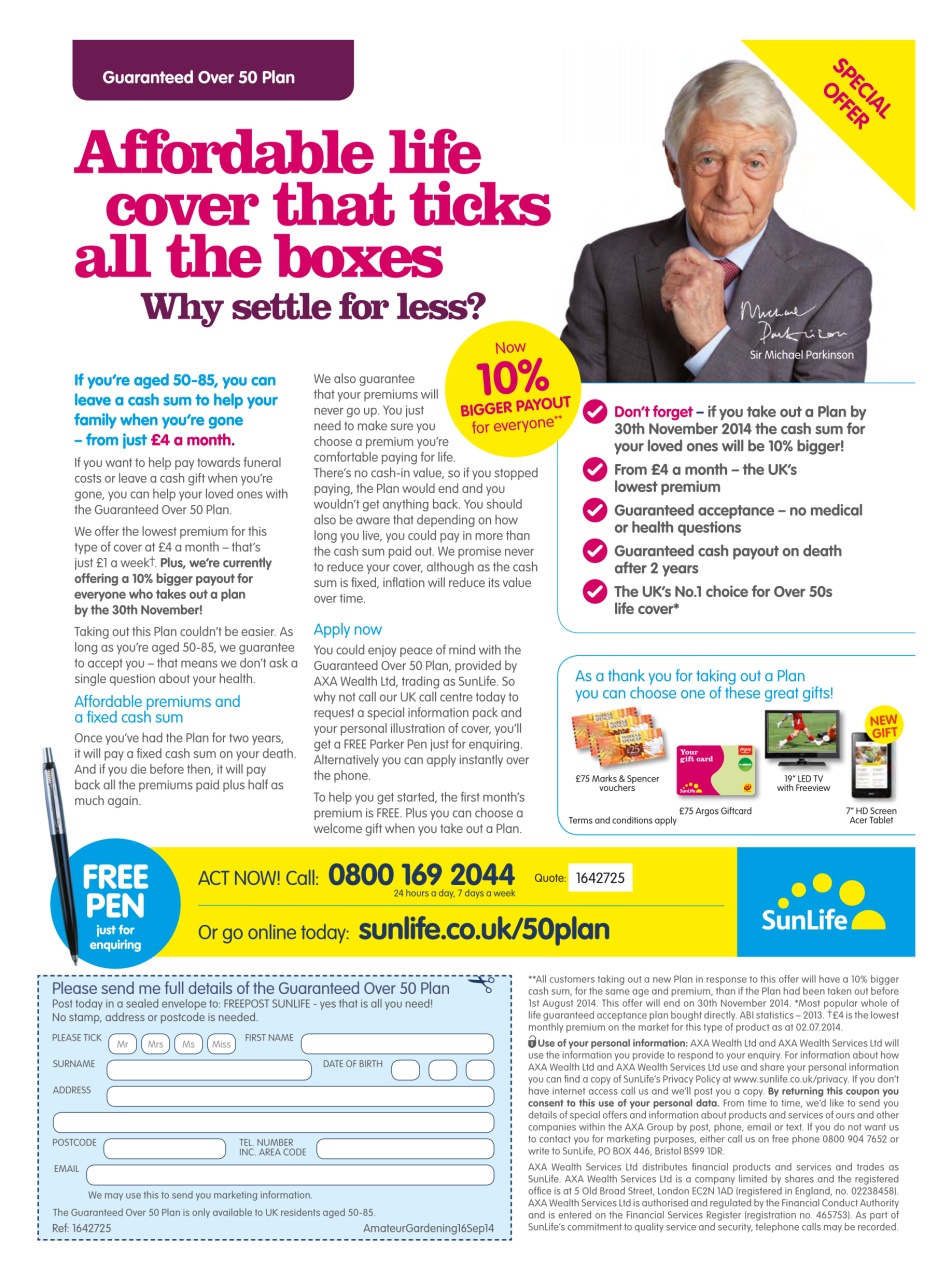 Amateur Gardening Preview Pages