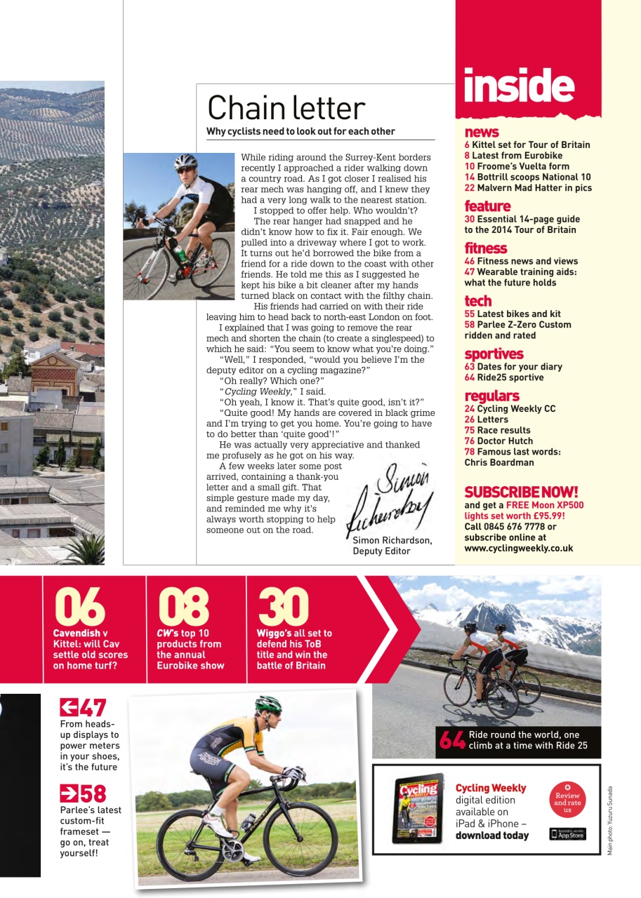 Cycling Weekly Preview Pages