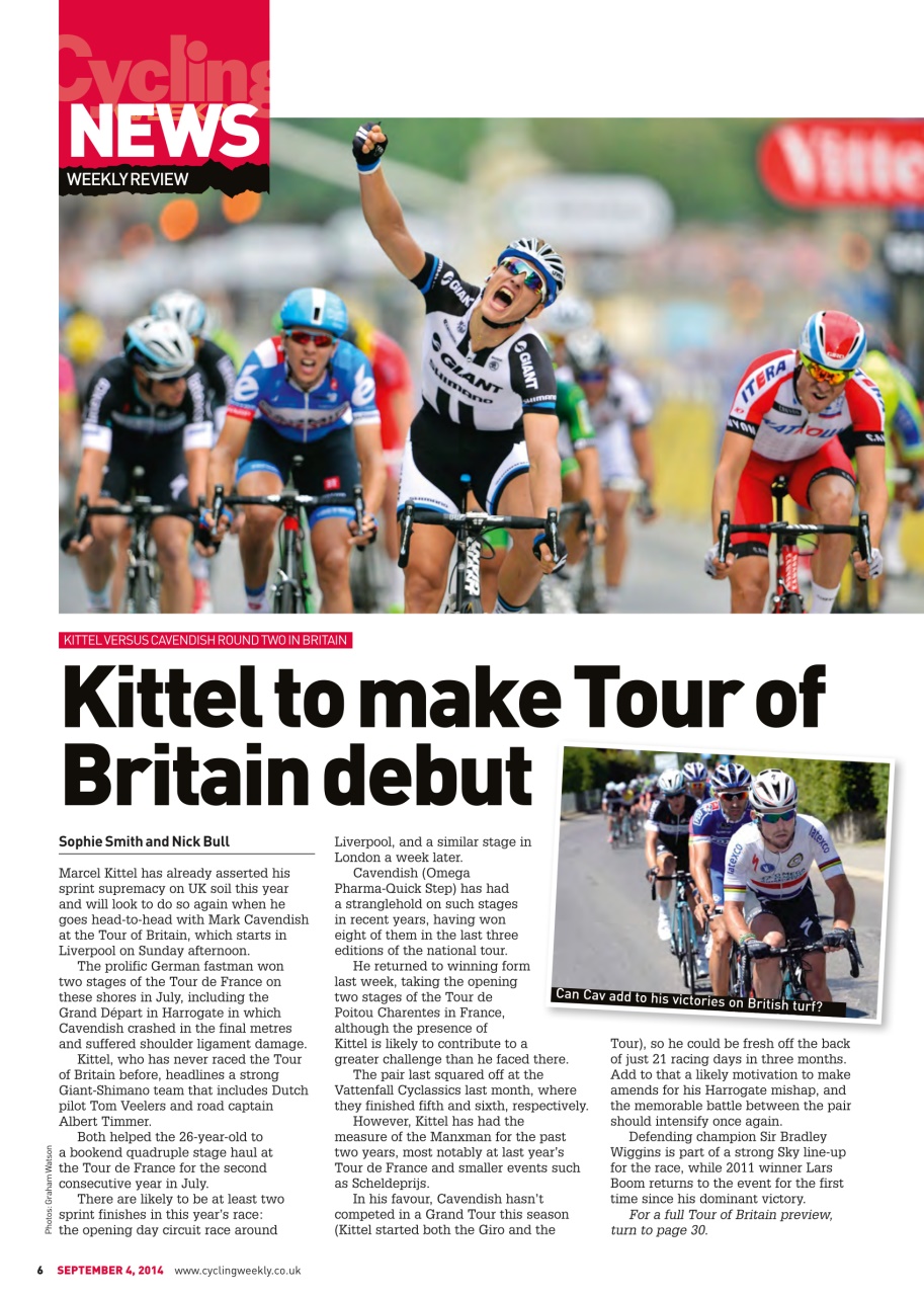 Cycling Weekly Preview Pages