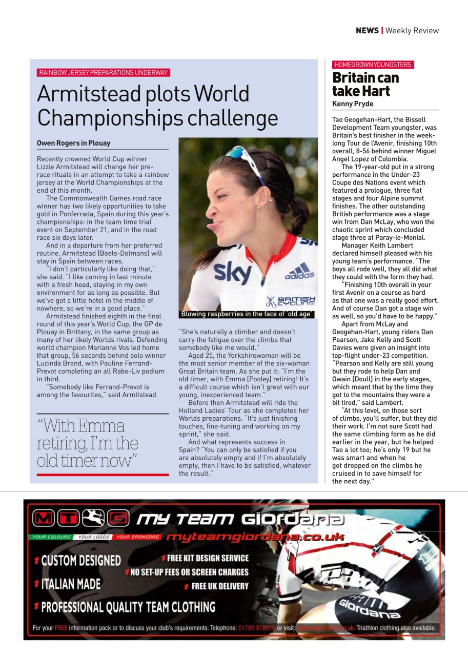 Cycling Weekly Preview Pages