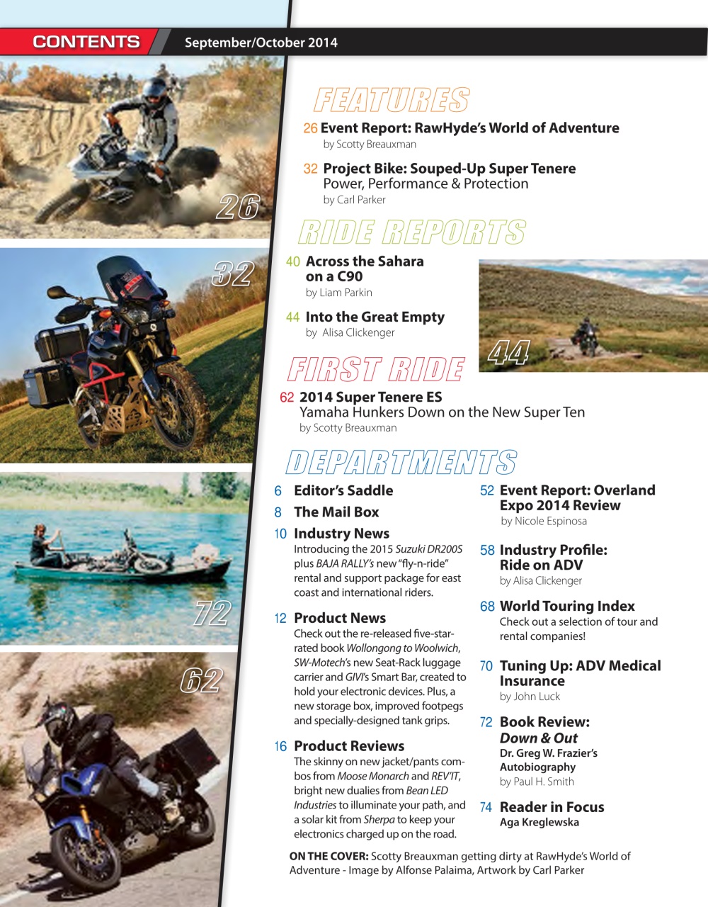 Adventure Motorcycle Preview Pages