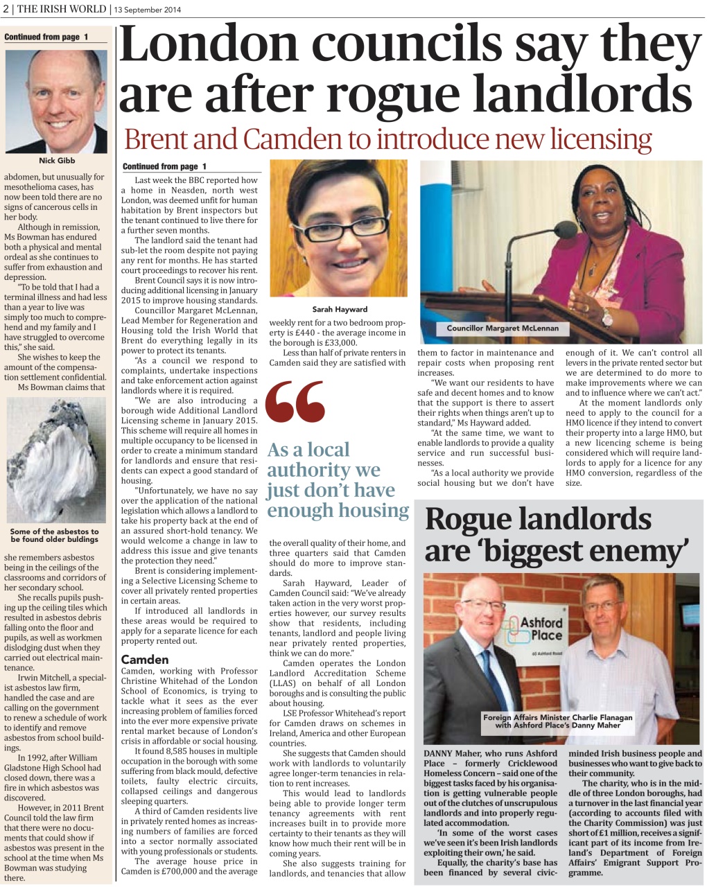 Irish World Preview Pages