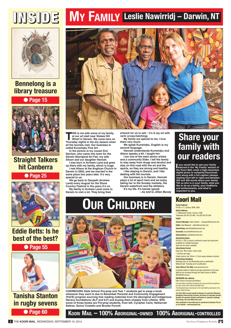 Koori Mail Preview Pages