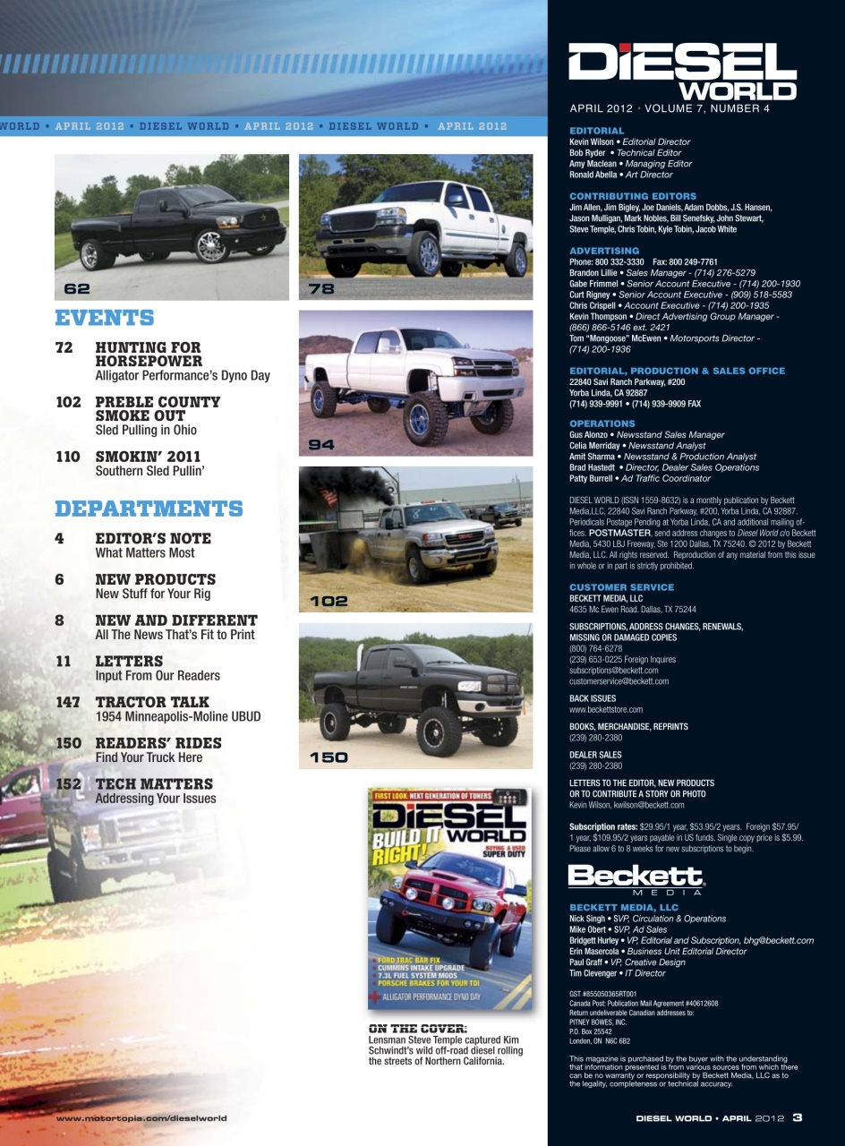 Diesel World Preview Pages