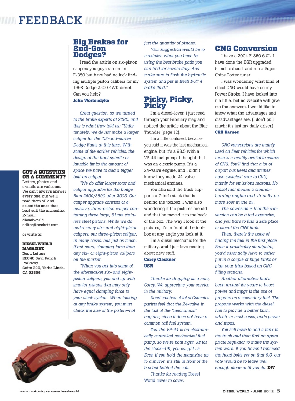 Diesel World Preview Pages