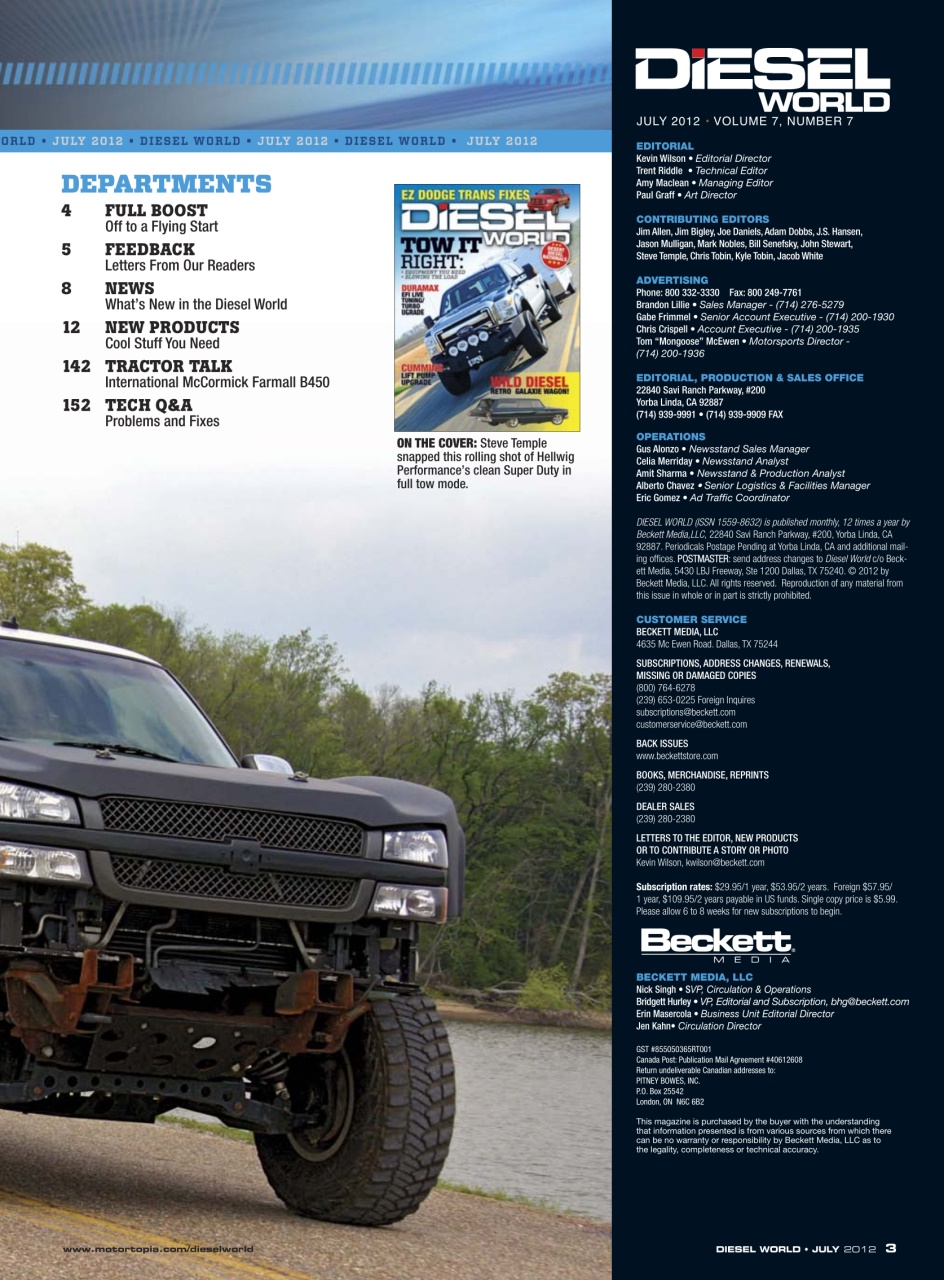 Diesel World Preview Pages