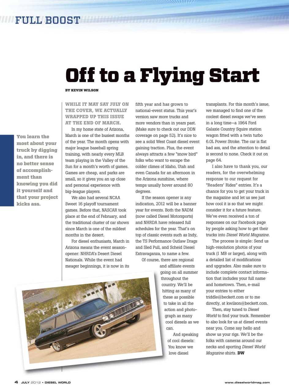 Diesel World Preview Pages