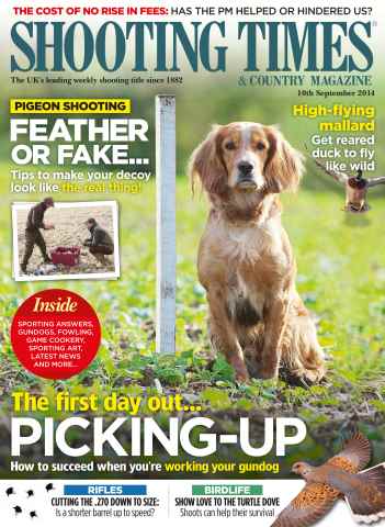 Shooting Times & Country issue 10th September 2014