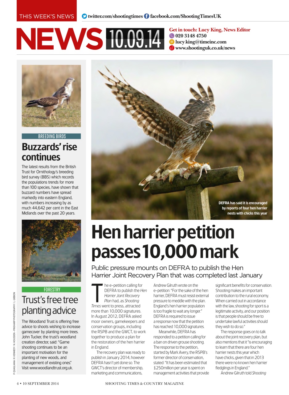 Shooting Times & Country Preview Pages