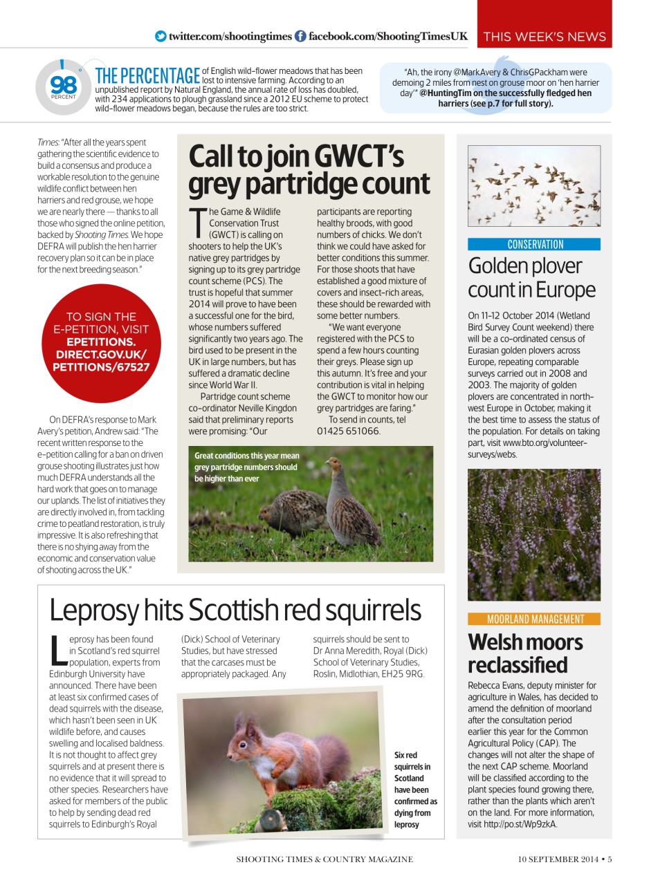 Shooting Times & Country Preview Pages