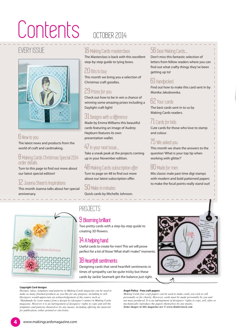 Making Cards & Papercraft Preview Pages