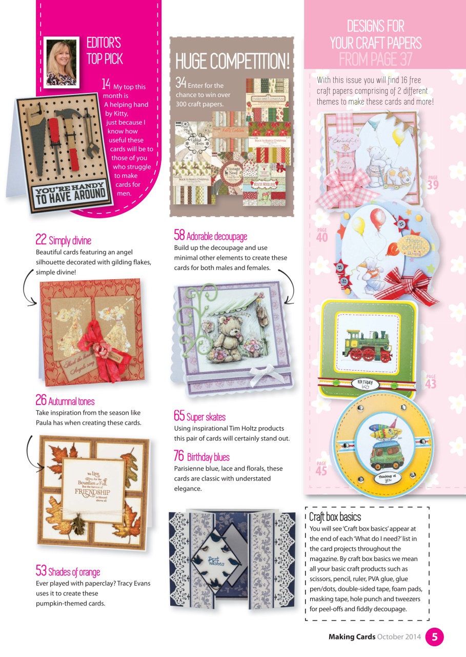 Making Cards & Papercraft Preview Pages