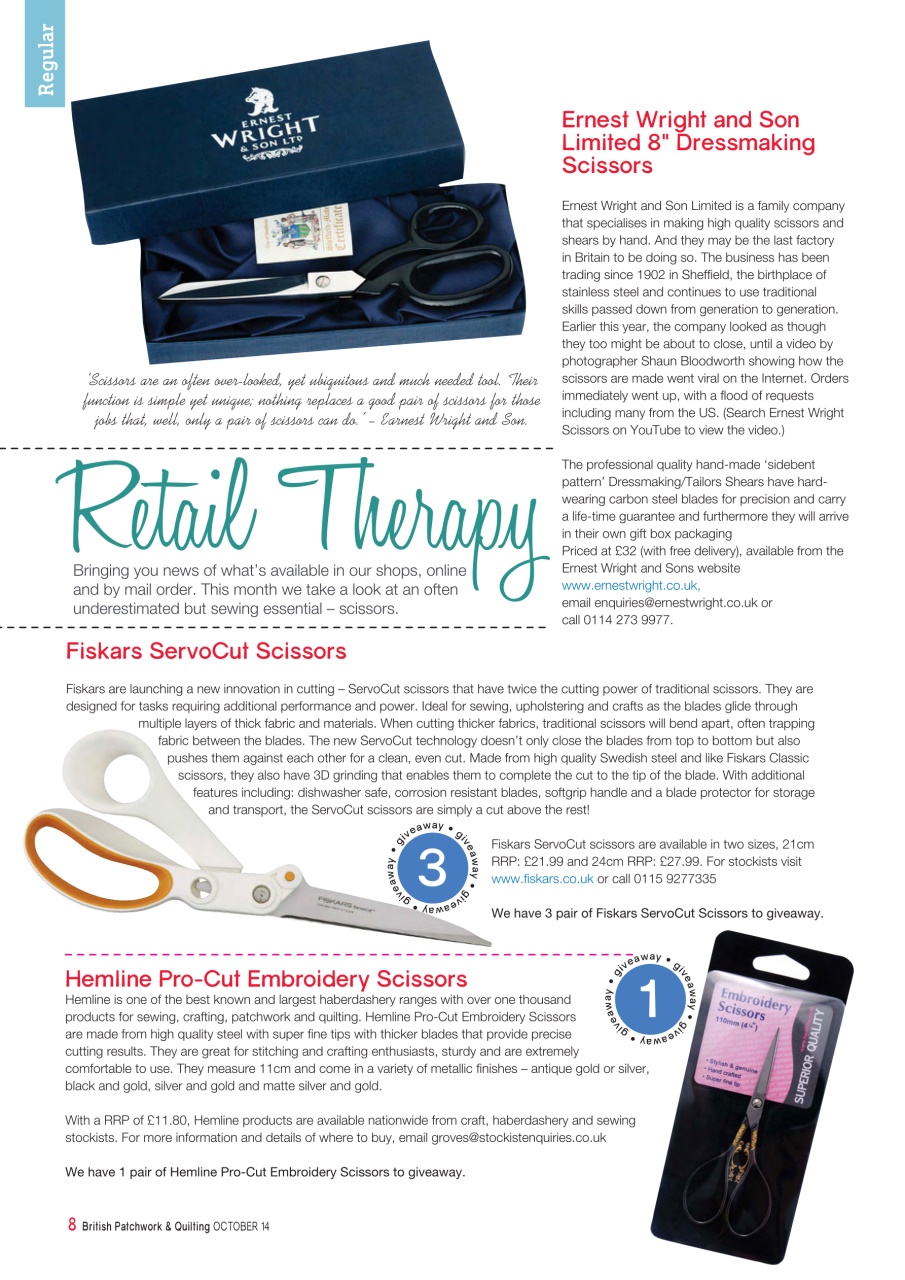 Patchwork and Quilting Preview Pages