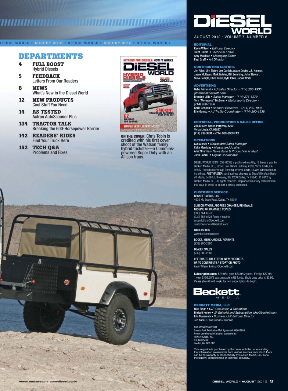 Diesel World Preview Pages