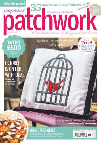 Popular Patchwork Magazine issue October 2014