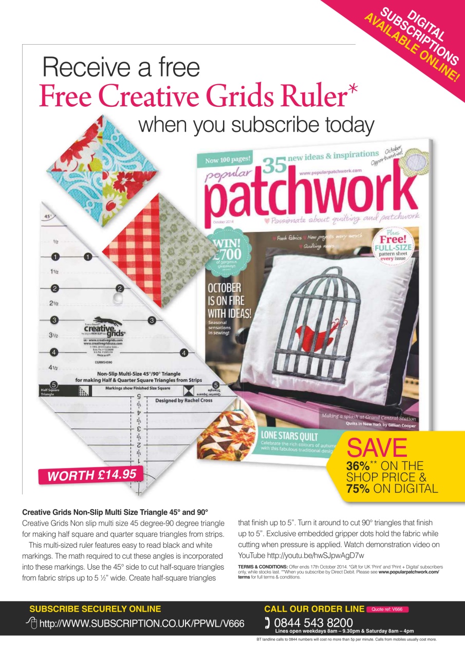 Popular Patchwork Magazine Preview Pages