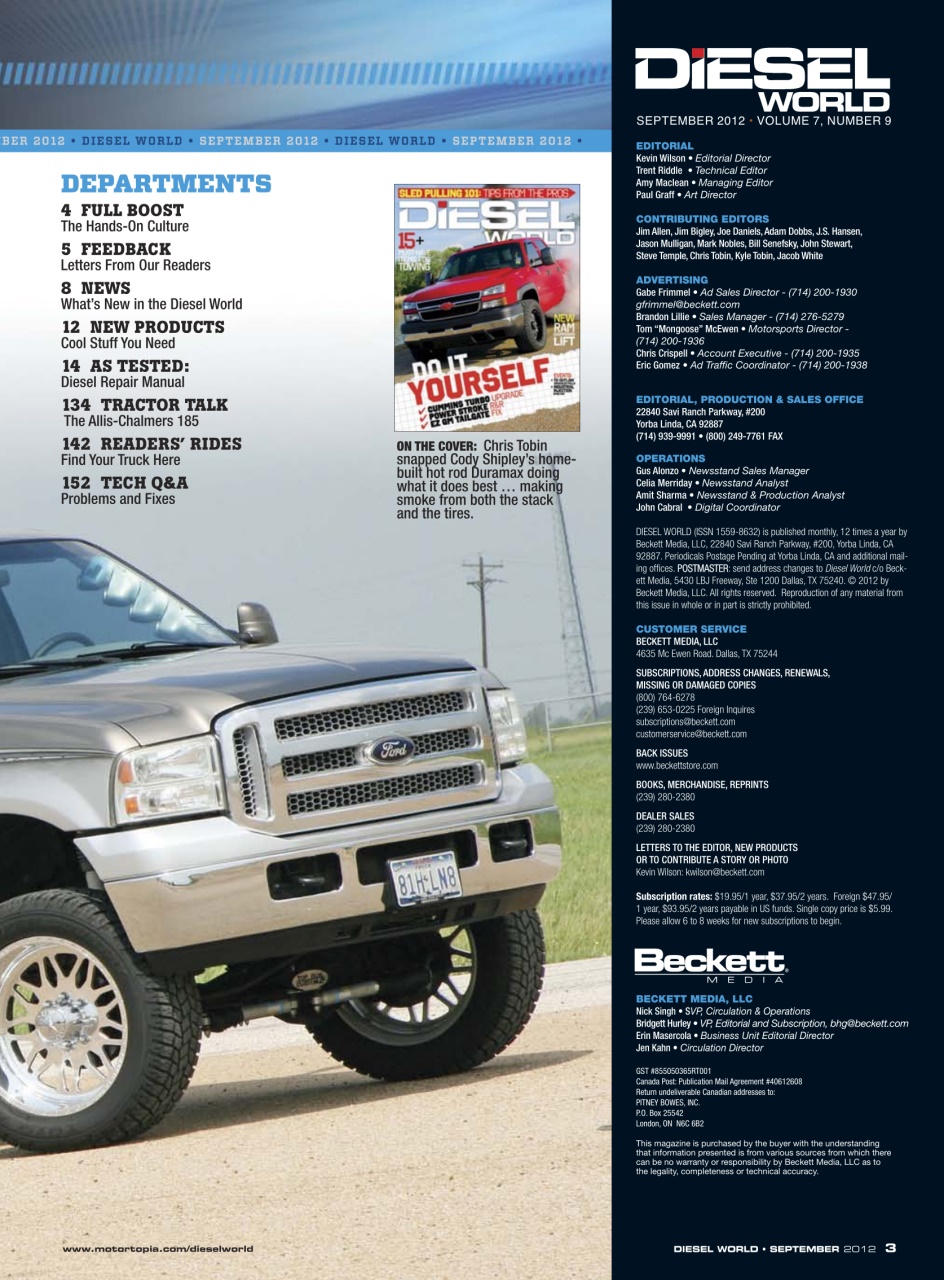 Diesel World Preview Pages