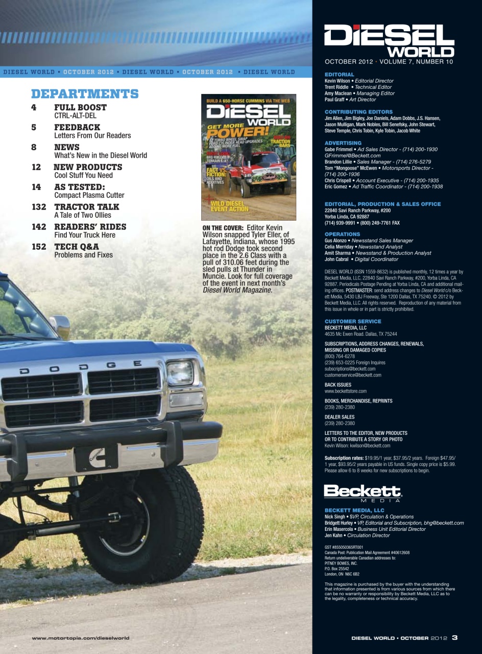 Diesel World Preview Pages