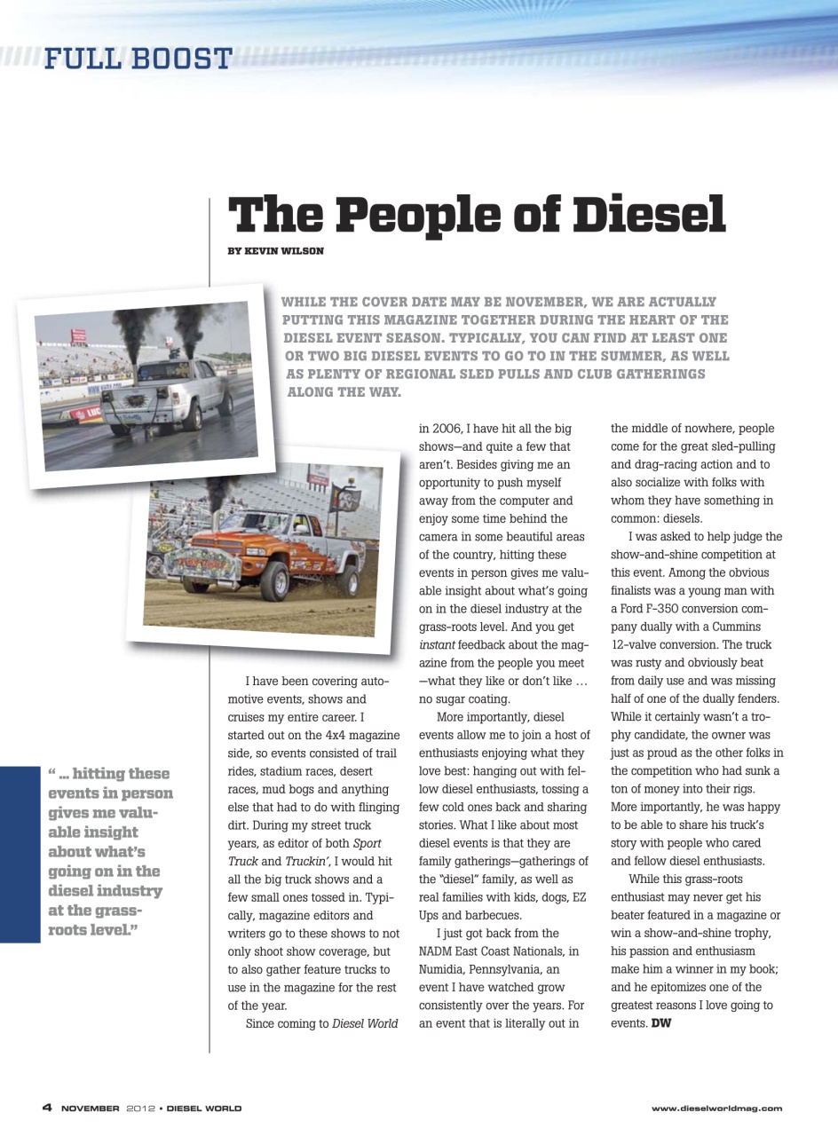 Diesel World Preview Pages