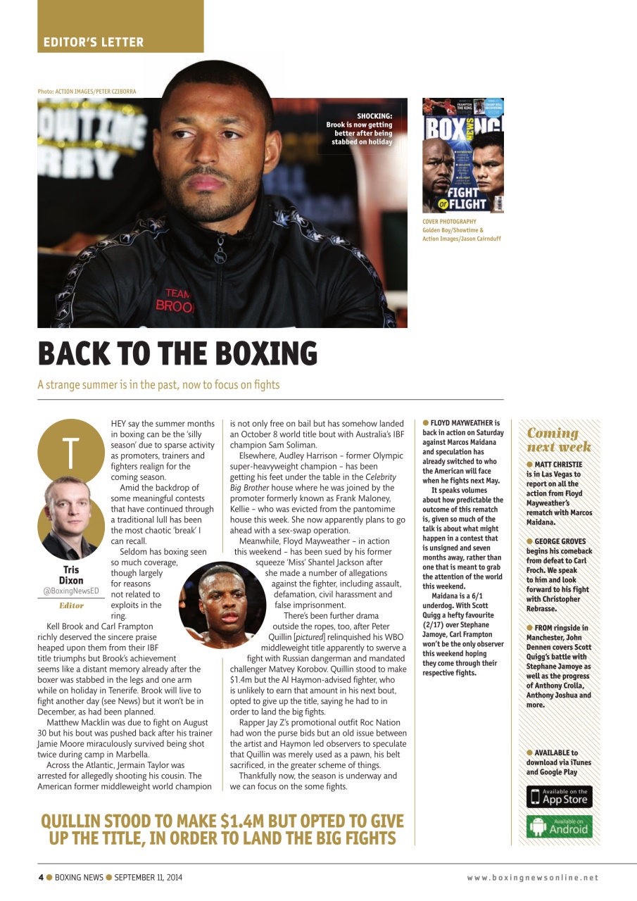 Boxing News Preview Pages