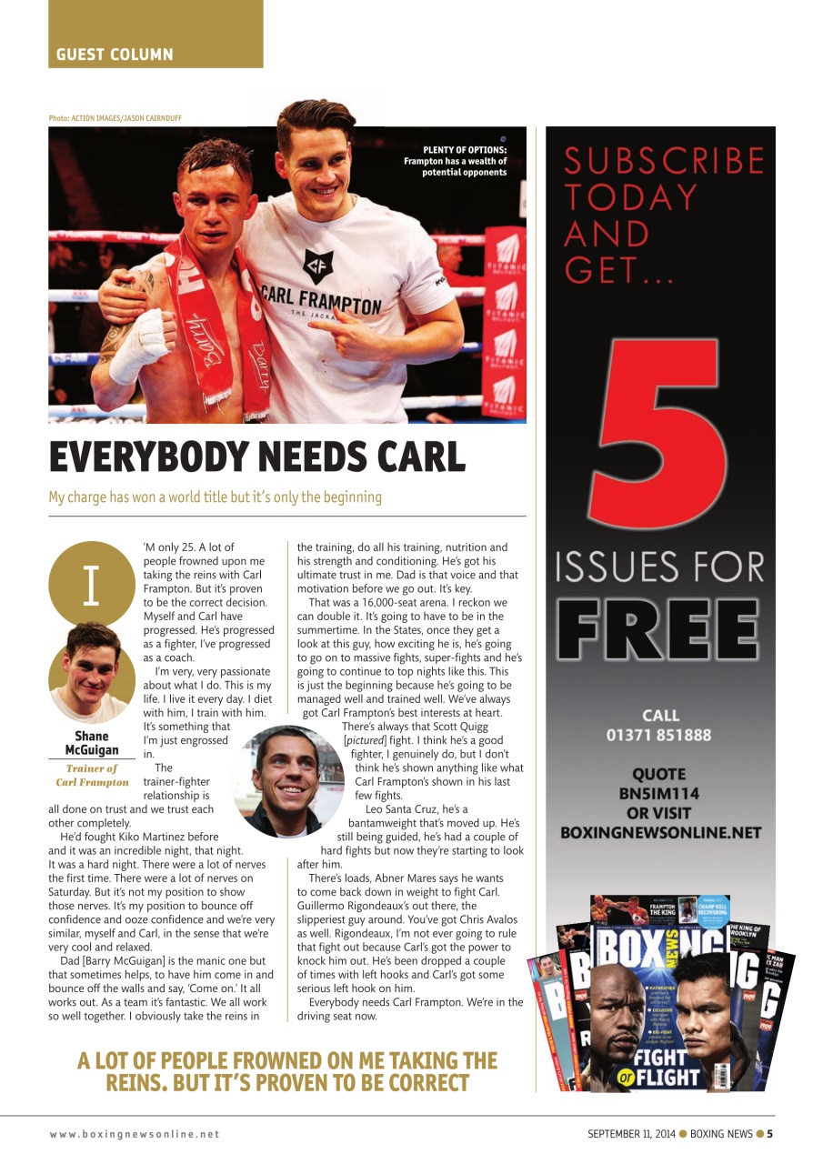 Boxing News Preview Pages