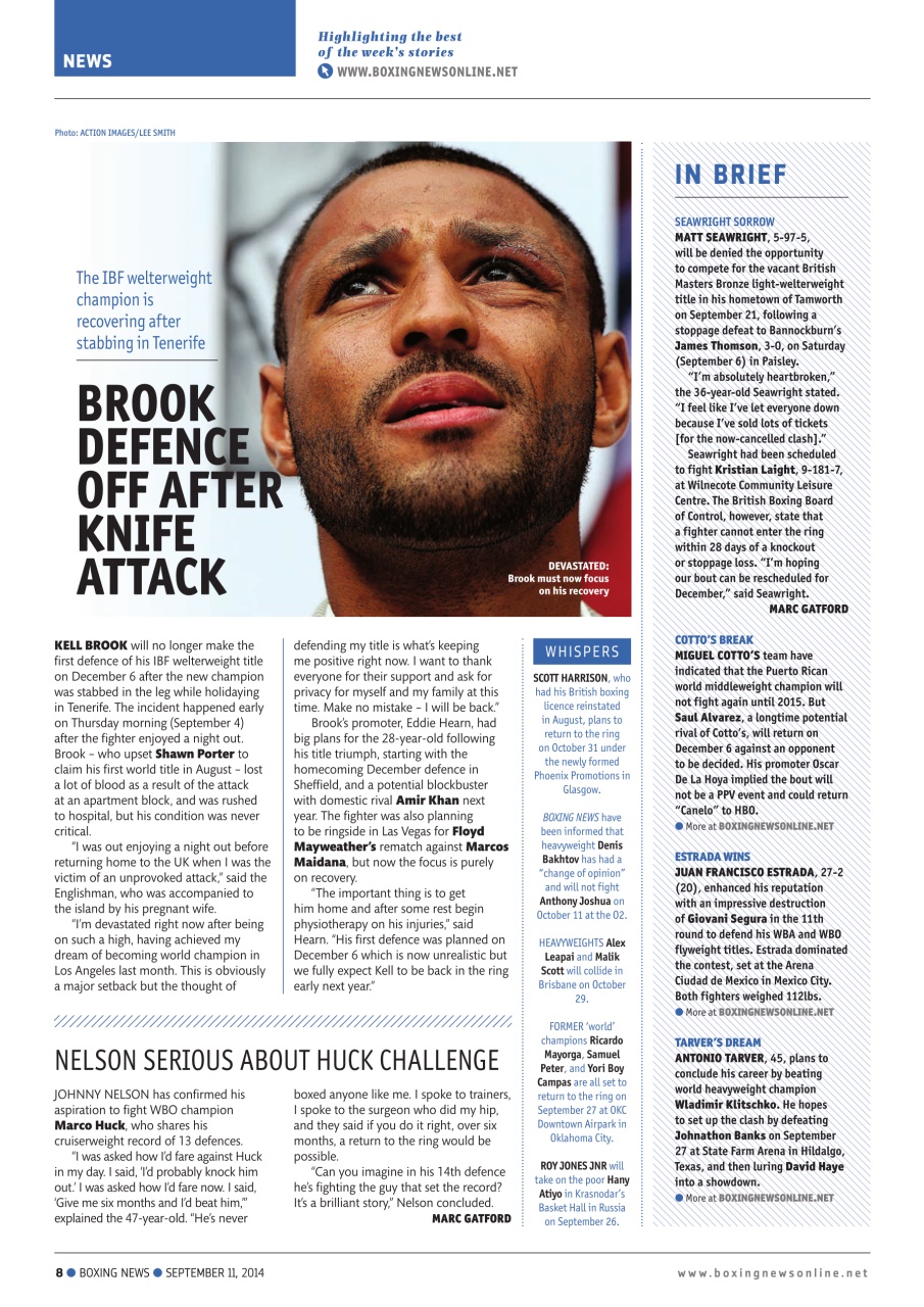 Boxing News Preview Pages