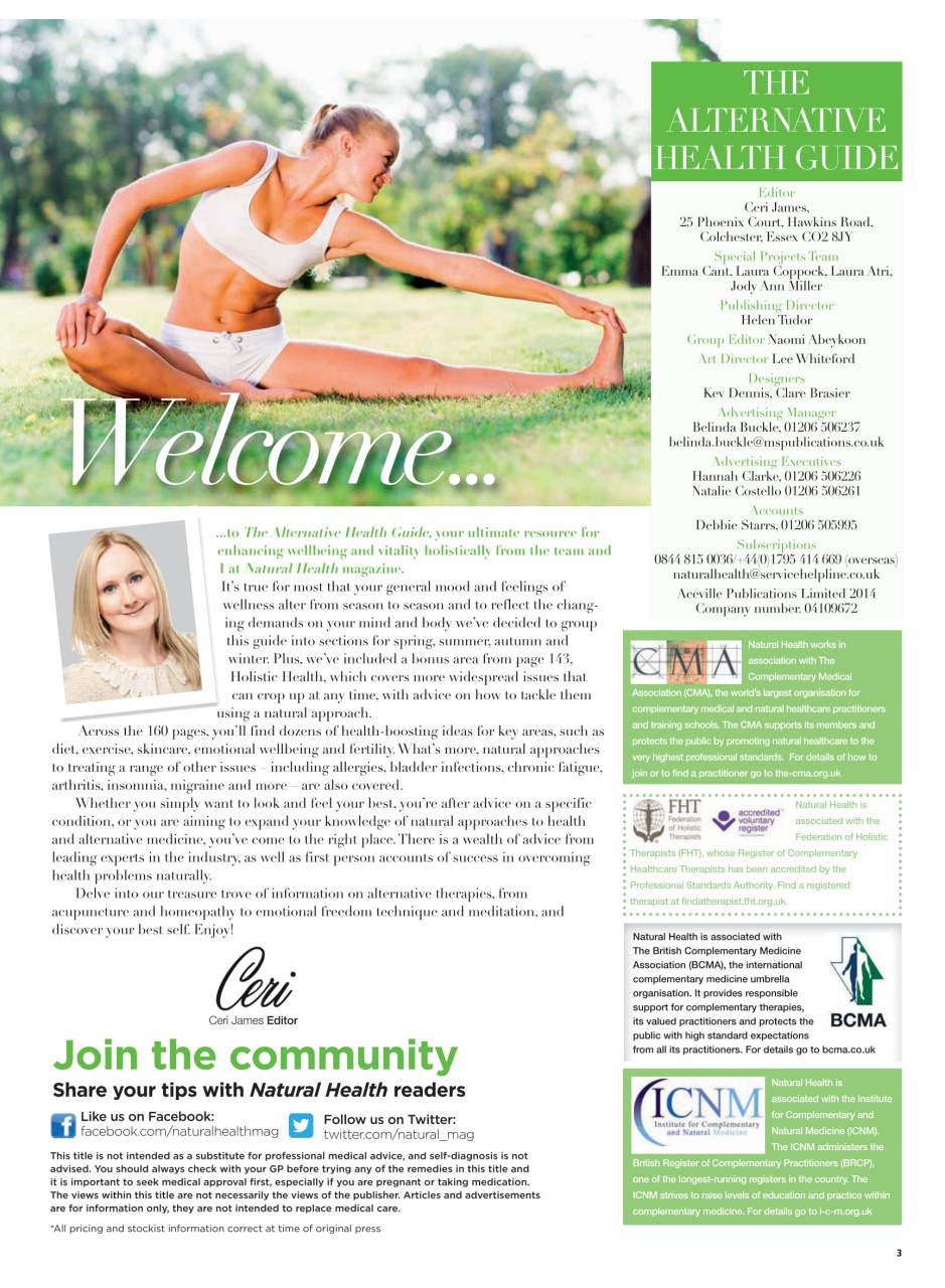 Natural Health Preview Pages