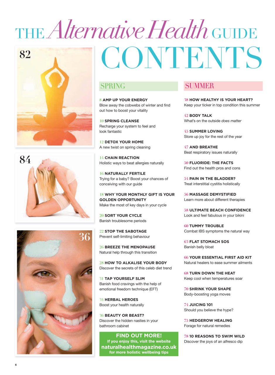 Natural Health Preview Pages